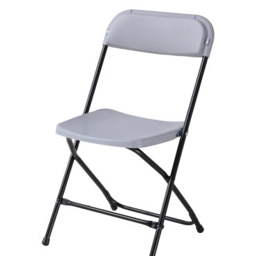 Samson Plastic Folding Chair Grey