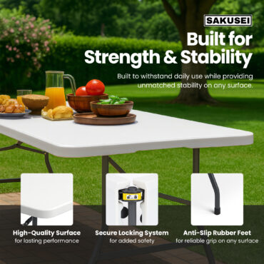 Strong 6ft Folding Trestle Table