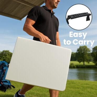 6ft Folding Table Folded Up