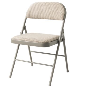 Cream Padded Folding Chair