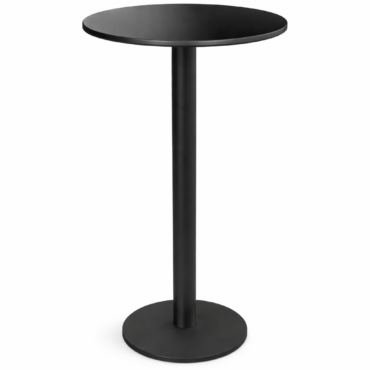 Black Poseur Table – 60cm Round Cocktail Table